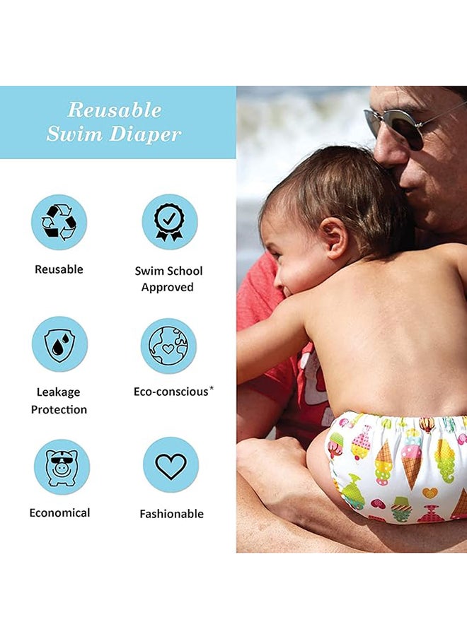 2 In 1 Swim Diaper And Traing Pants Mermade Jade Medium