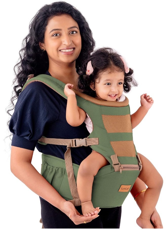 Luv Lap Royal Hip Seat Baby Carrier with 4 Carry Positions