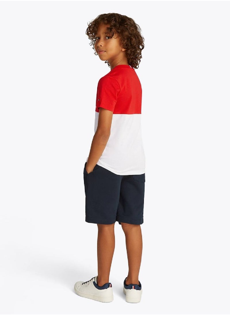 Boys' Short and T-Shirt Set - Cotton Blend, Multicolour