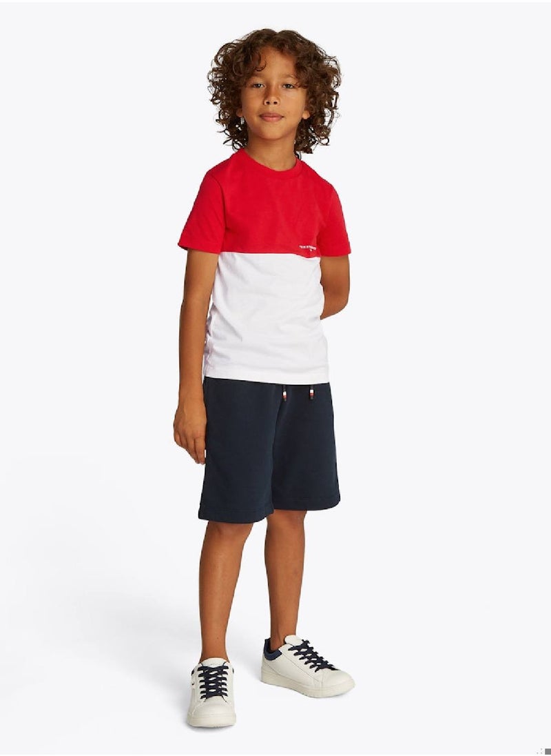 Boys' Short and T-Shirt Set - Cotton Blend, Multicolour
