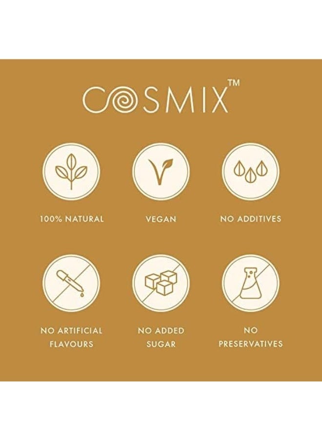 COSMIX - Sleep Like A Baby | For Restorative Sleep | Supports Deep Sleep & Relaxation | Turmeric Latte Blend with Chamomile & Jatamanshi | 120g (80 servings) | No Preservatives, No Added Sugar | Vegan