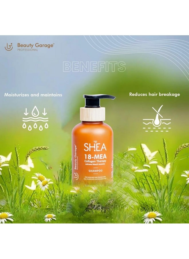 Beauty Garage Shea 18-Mea Collagen Therapy Shampoo 300ml