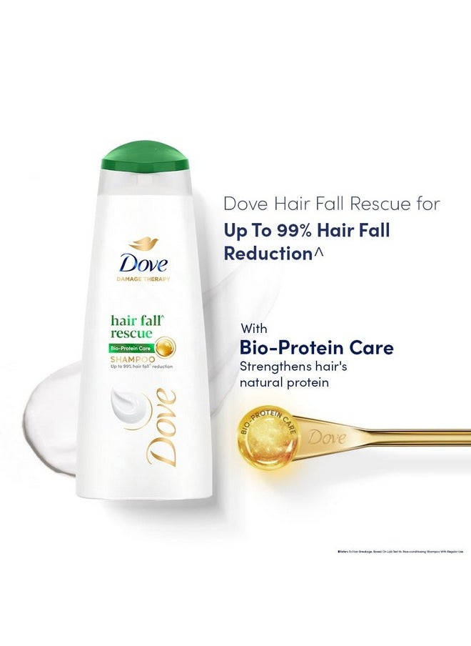 Dove Hair Fall Rescue Shampoo 1 Litre + Conditioner 175ml, Combo | For Thicker Hair | Enriched with Nutrilock Actives