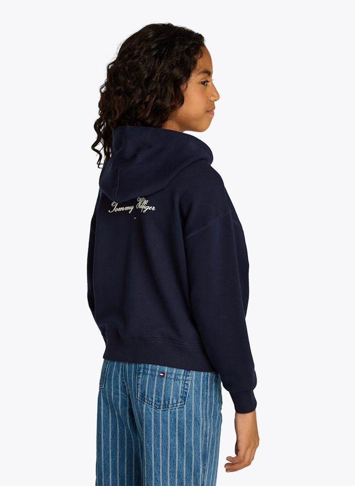 Youth Varsity Zip Through Hoodie