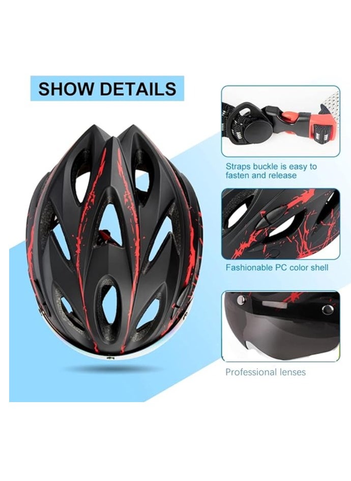 Adult rider bicycle sports crash helmet, bicycle helmet with goggles, motorcycle helmet, riding helmet