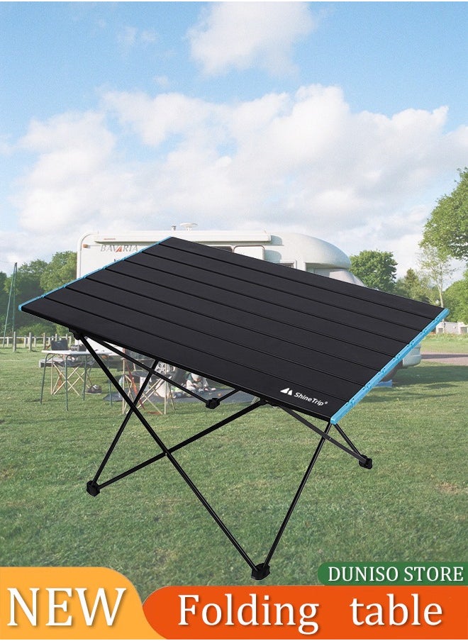 Camping Table, Ultralight Compact Camping Folding Table with Carry Bag,  Ultralight Portable Aluminum Table for Hiking, Picnic, BBQ, Outdoor Cooking, Travel, Beach Table