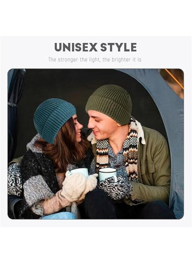 Weflexus Reflective Beanie, 2025 New Flex Reflective Beanie hat,Uni Warm Knitted Hat for Winter Night Walks