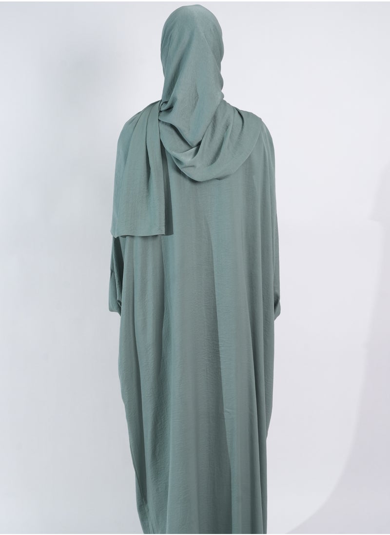 Mint Green - Prayer Dress by nashwa.boutique.
