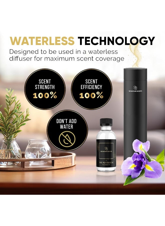 Signature Scents - Luxury Hotel Collection - Hotel Fragrance Oil - Diffuser Oil Blends for Aromatherapy (The Penthouse) 4.05 Fl Oz (120ml)