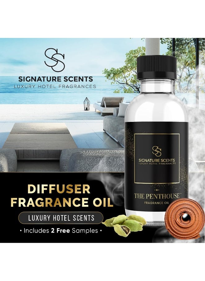 Signature Scents - Luxury Hotel Collection - Hotel Fragrance Oil - Diffuser Oil Blends for Aromatherapy (The Penthouse) 4.05 Fl Oz (120ml)