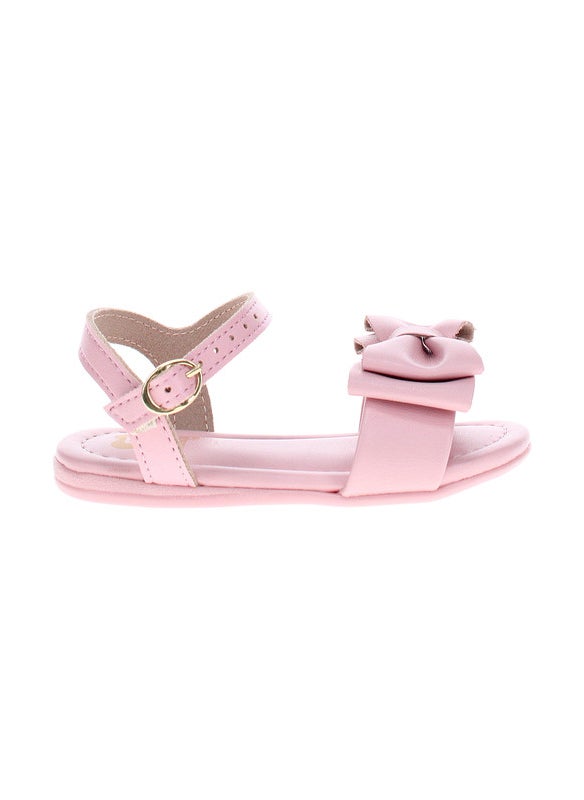 Molekinha Infant Girls Sandals With Back Strap Pink | Made In Brazil
