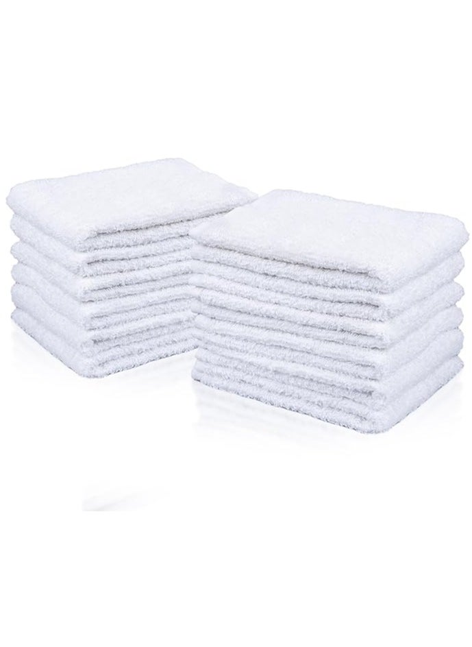 Set of 12 Pieces 30x30cm Terry Cotton Face Towel