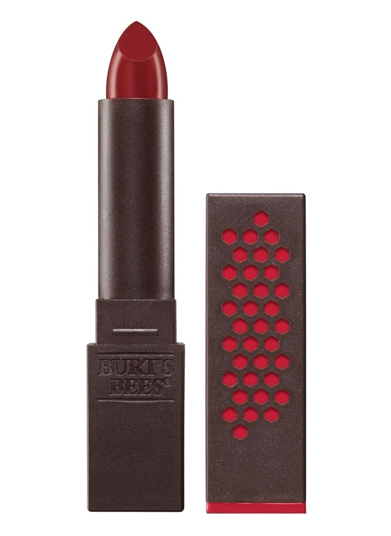 Burt's Bees 100% Natural Moisturizing Lipstick, Scarlet Soaked, 1 Tube