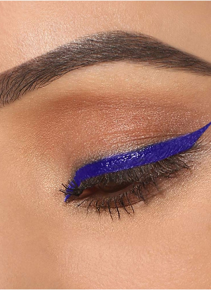 LAKMÉ Ultimate Glam Semi-Matte Cream Eye Liner, Semi Matte, Blue, 9Ml