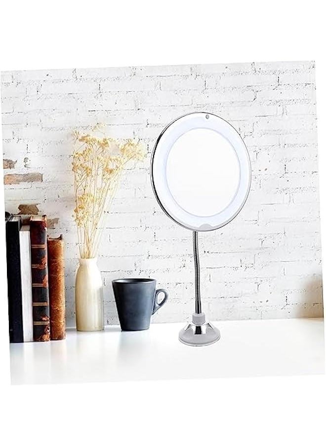 360 Anti-Fog Makeup Mirror Makeup Mirror with Light Rotating Magnifying Makeup Mirror LED Magnifying Makeup Mirror Rotating Mirror Magnifying Makeup Cosmetics Mirror Vanity Mirror