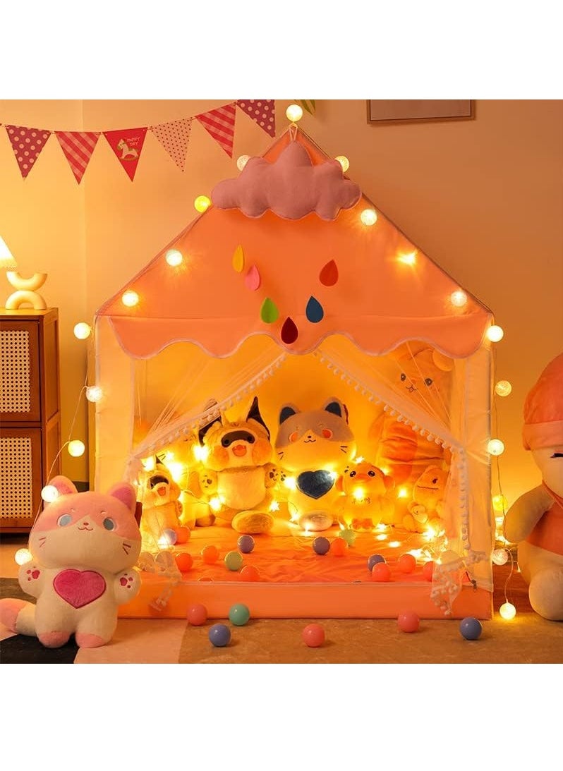 Kids Tent, Play Tent Playhouse For Kids Princess Castle Tent Gift Toys For Girl Play House For Toddler Children Indoor & Outdoor (51