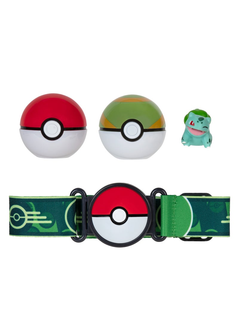 Pokemon Clip N Go Ball Belt Set, Assorted 1 Piece (Character & Color May Vary) | Poke Ball | Battle Figure | Gift for Kids and Pokemon Lovers