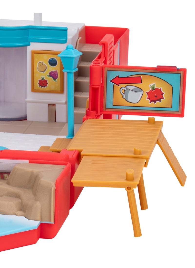 Pokemon Carry Case Beach Battle Playset | Pokemon Battle Arena | Interactive Playset | Battle Figure | Collectible Figure | Gift for Boys and Kids