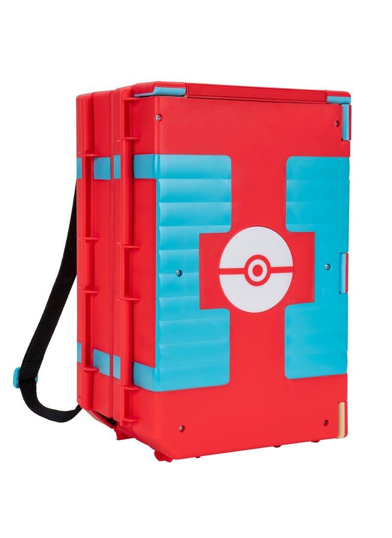 Pokemon Carry Case Beach Battle Playset | Pokemon Battle Arena | Interactive Playset | Battle Figure | Collectible Figure | Gift for Boys and Kids