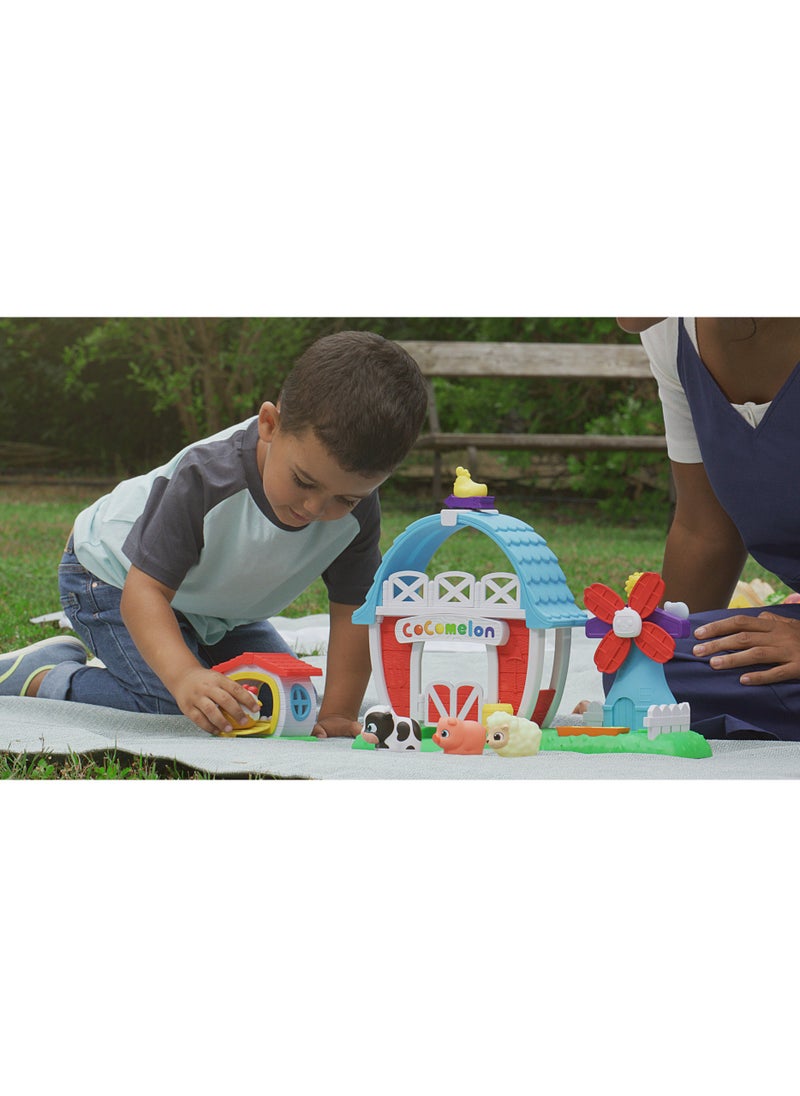 Cocomelon Petting Farm Playset | Interactive Playset | Pretend Play | Fun and Educational Toy | Cocomelon JJ and Animal Figures | Perfect Gift for Kids and Toddlers