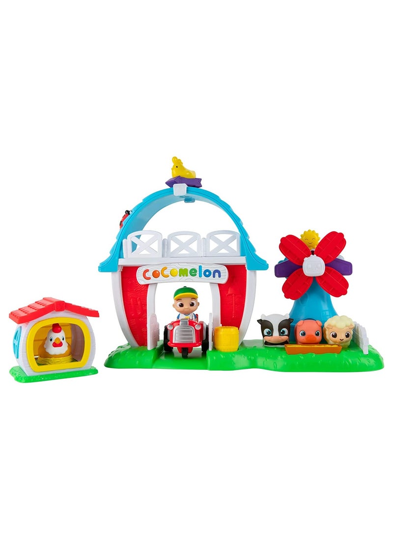 Cocomelon Petting Farm Playset | Interactive Playset | Pretend Play | Fun and Educational Toy | Cocomelon JJ and Animal Figures | Perfect Gift for Kids and Toddlers