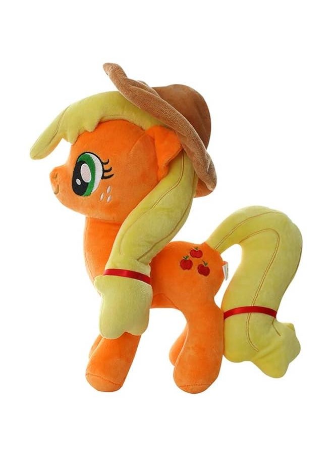 Little Horse 38CM Plush Toy Friendship Movie Feature Character Doll Action Figure Model Toy (Twilight Sparkle) (Applejack)