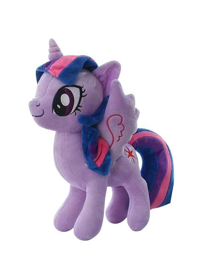 Little Horse Plush Toy 20cm Friendship Movie Feature Character Doll Action Figure Model Toy (Twilight Sparkle)