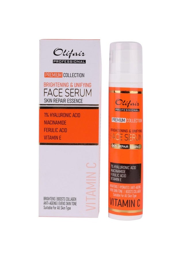 Olifair Vitamin C Brightening & Unifying Face Serum | Collagen Booster | Brightening & Anti-Ageing | 50 ml