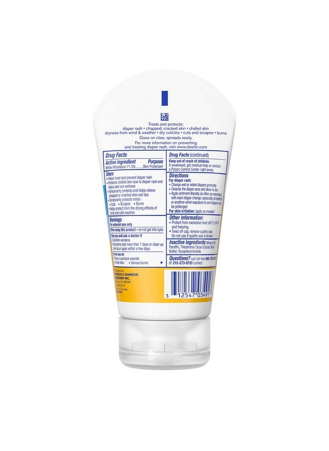 Desitin Skin Protectant And Diaper Rash Ointment Multi-Purpose With Vitamins A & D, Travel Size, 3.5. Oz Tube