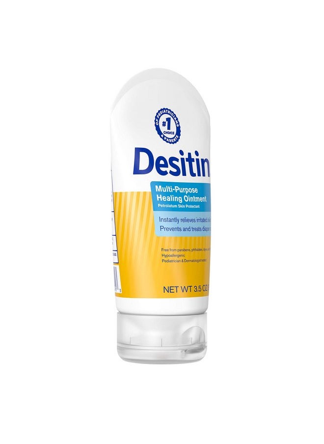 Desitin Skin Protectant And Diaper Rash Ointment Multi-Purpose With Vitamins A & D, Travel Size, 3.5. Oz Tube
