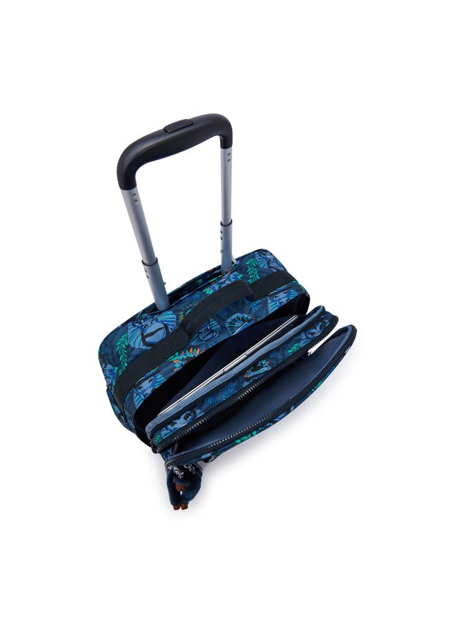 New Storia Blue Monkey Fun Large Wheeled Bag