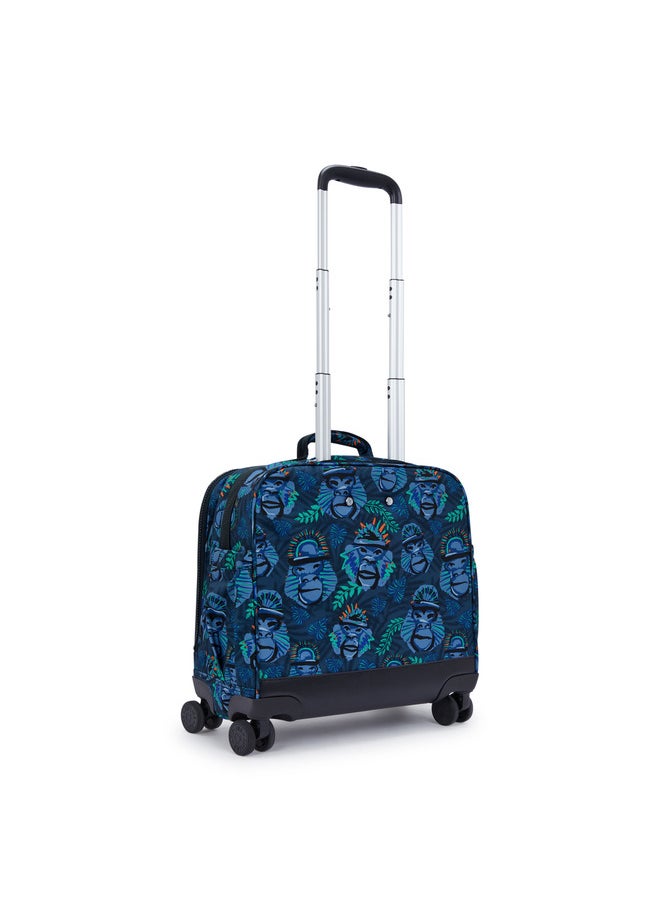 New Storia Blue Monkey Fun Large Wheeled Bag