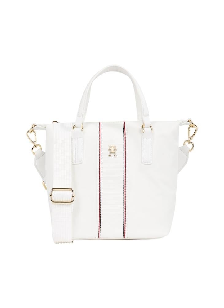 Logo Detail Zip Over Tote