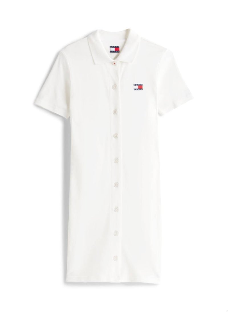 Button-Down Mini Dress