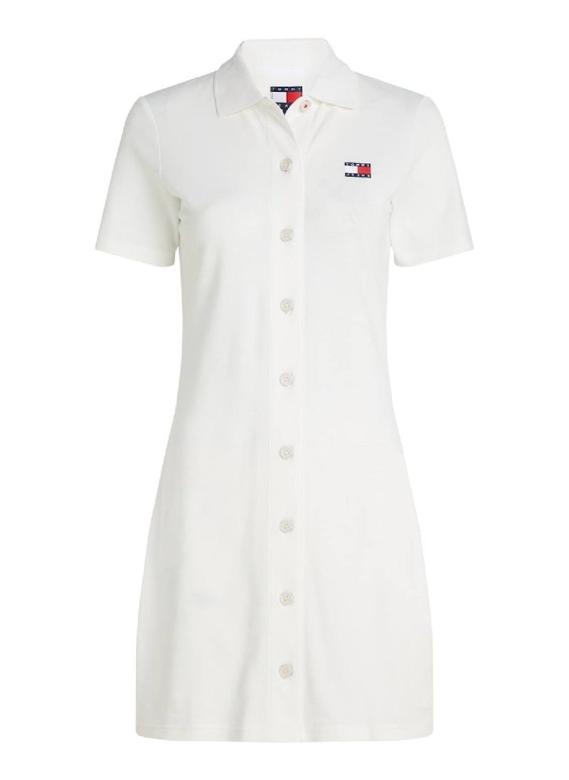 Button-Down Mini Dress