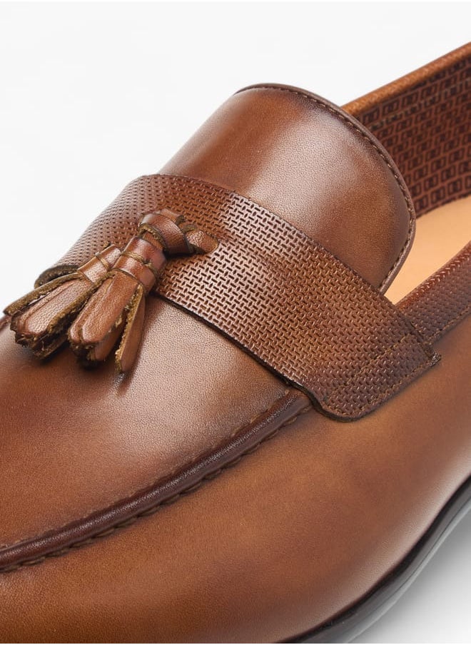 Men's Tassel Detail Slip-On Loafers