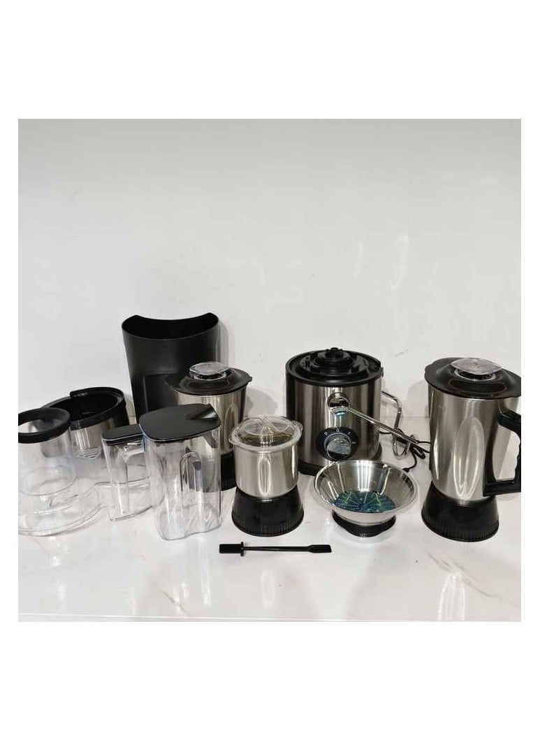 Silver Crest Multifunctional 1800w 3 Speed Powerful Motor Commercial 5 in 1 Blender Juicer Grinder Juice Extractor Machine