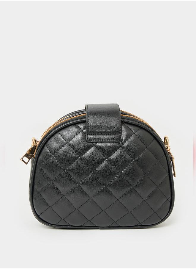 Quilted Camera Bag with Detachable Strap