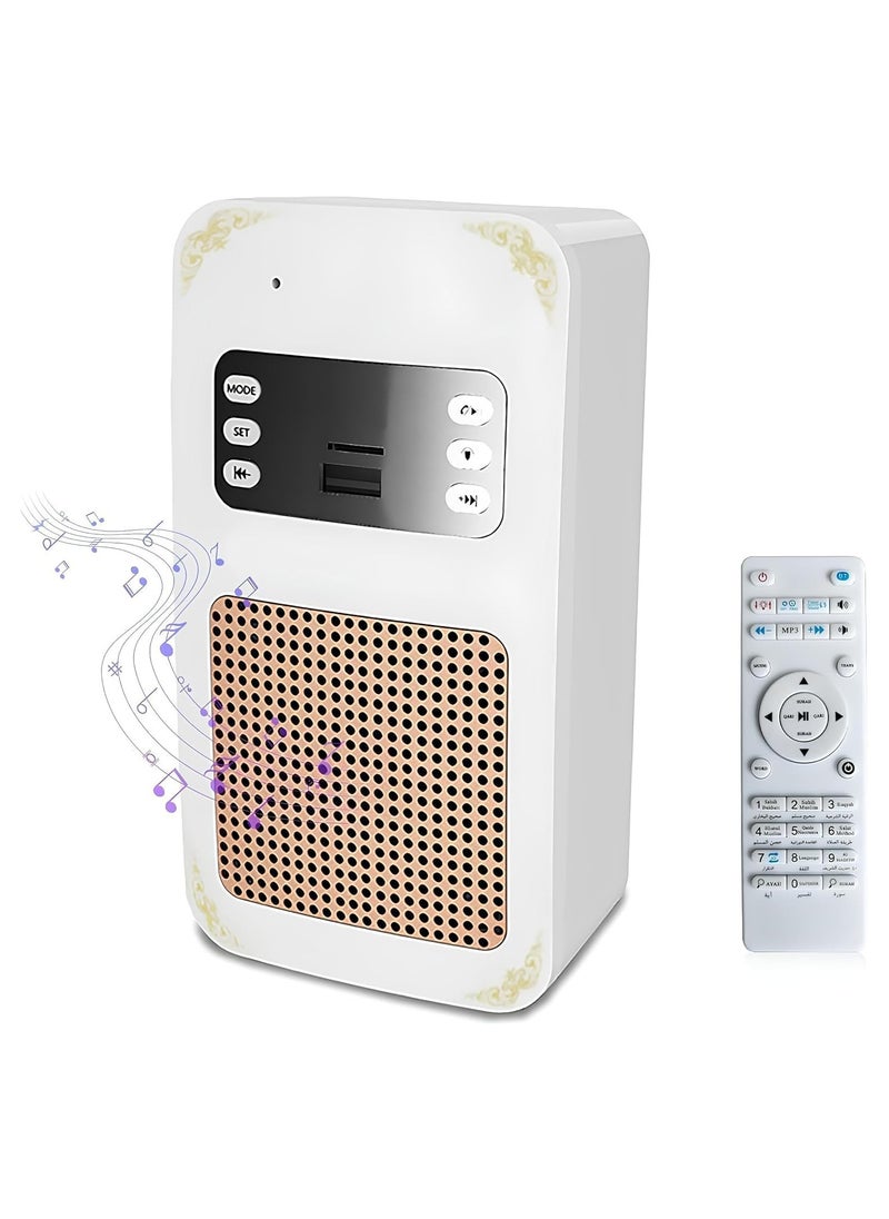 Smart Wall Plug Quran Speaker With Remote Bluetooth/LED light/Radio/Usb & SD