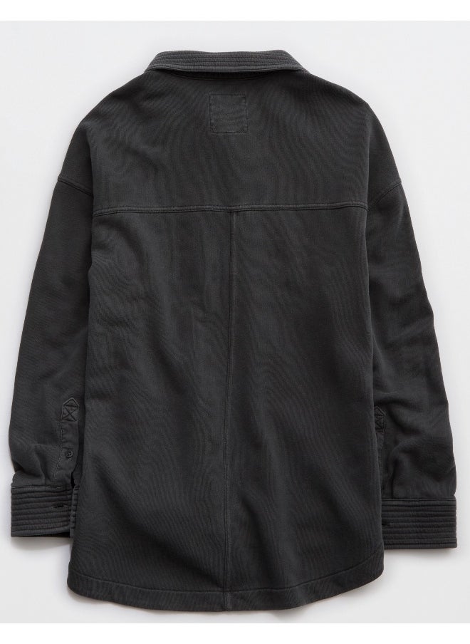 Aerie Popover Polo Sweatshirt