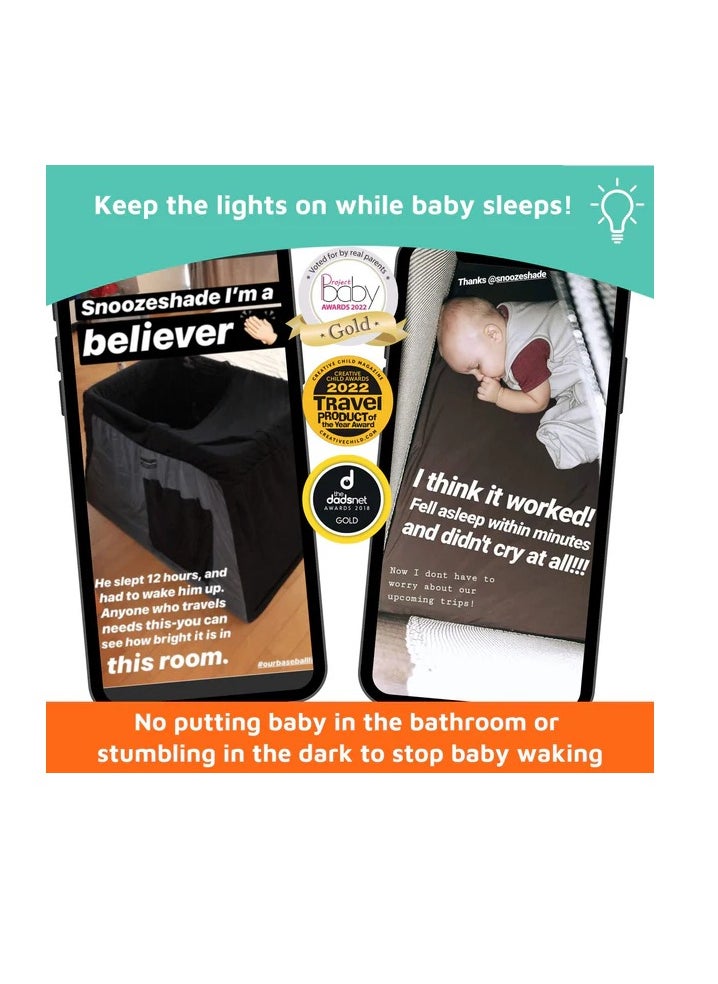 SnoozeShade for Travel Cots