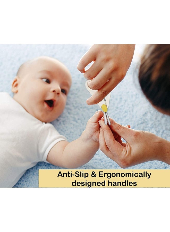 Luv Lap Baby Nail Grooming 4pcs Set, Hair Grooming Natural Soft Brush & Comb Set