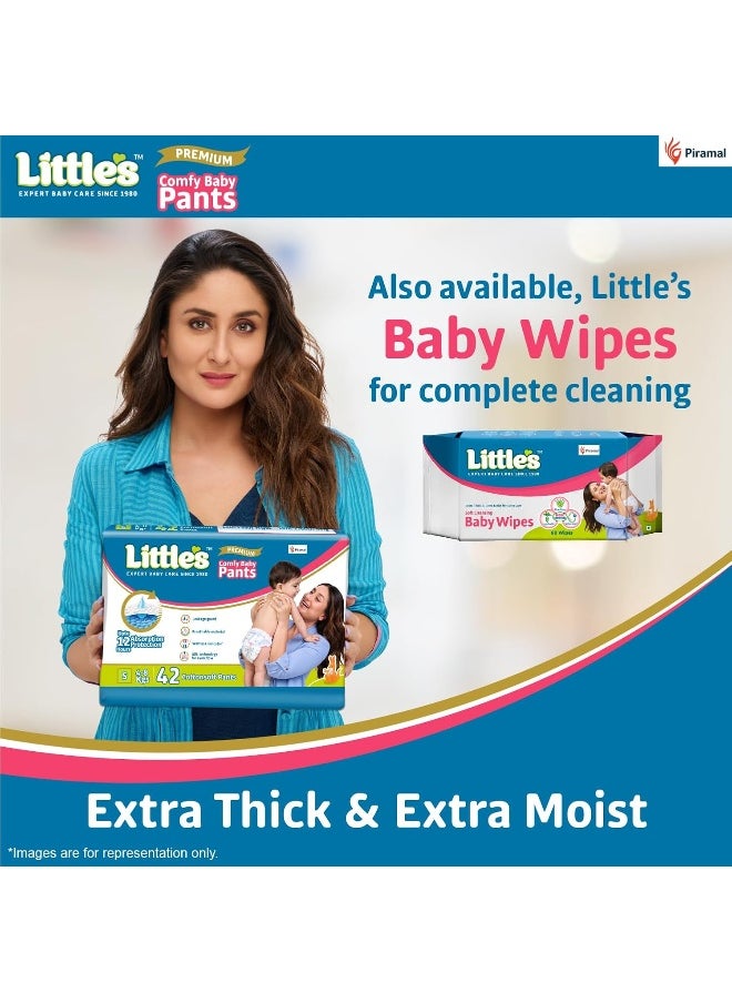 Little's Baby Diapers XL Size (Extra Large) Pants Style | 12-17 kg | 24 Count - Pack of 1 | CottonSoft Baby Diaper with Leakage Guard, Wetness Indicator & 12 Hours Absorption
