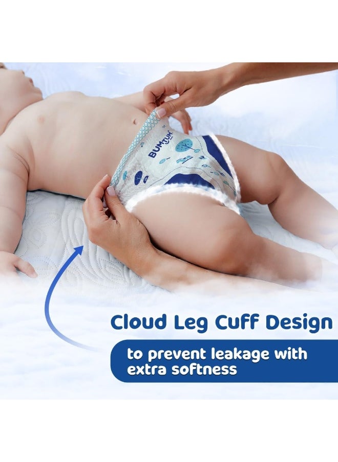 Bumtum Baby Diaper Pants with Leakage Protection -7 to 12 Kg (Medium, 66 Count, Pack of 1)