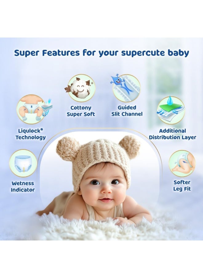 Bumtum Baby Diaper Pants with Leakage Protection -7 to 12 Kg (Medium, 66 Count, Pack of 1)