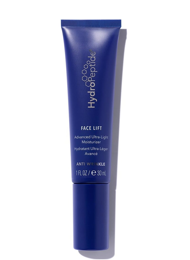 HydroPeptide Face Lift, Advanced Ultra-Light Moisturizer, Balances Hydration and Age-Preventing, 1 Ounce