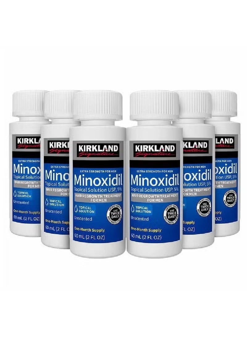 6-Piece Minoxidil Hair Regrowth Treatment