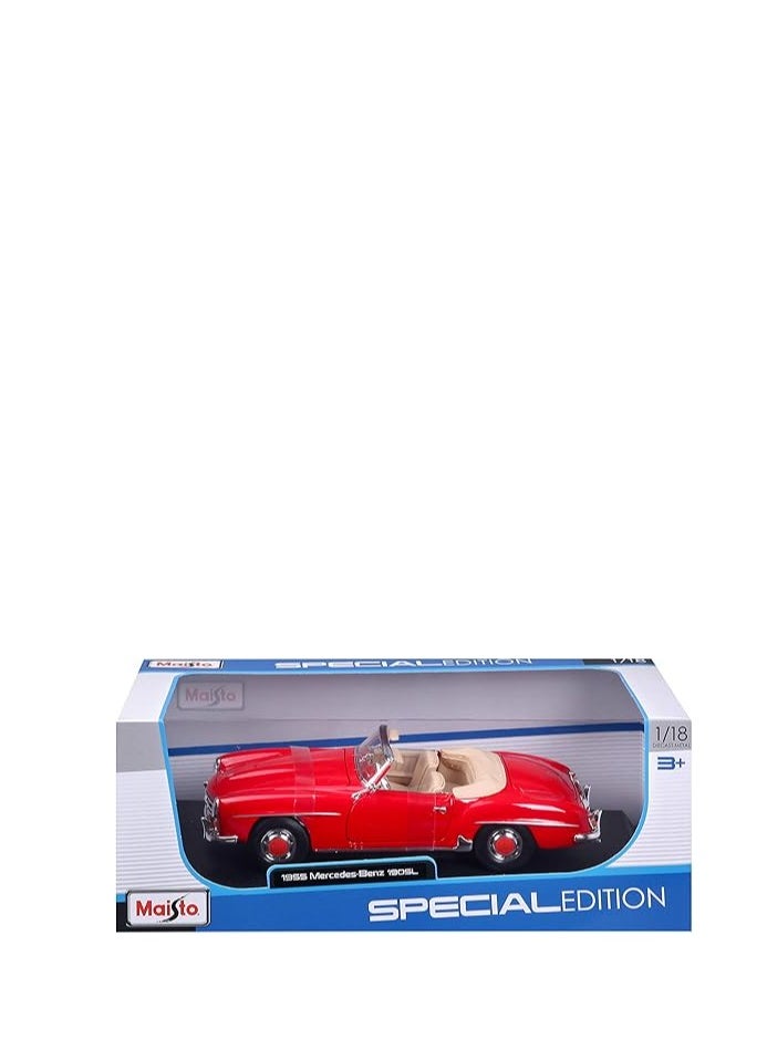 1:18 SE (B)-MERCEDES-BENZ 190SL`55 RED