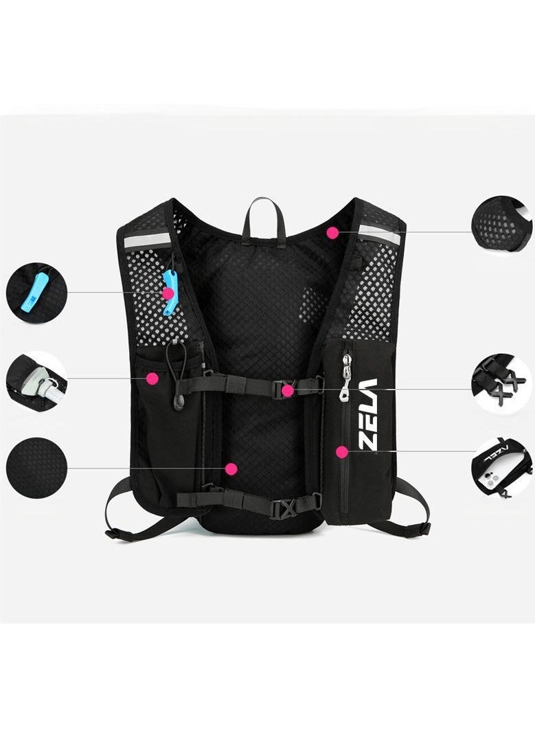 Running Hiking Mountain Biking Cycling Waterproof Backpack with Water Bag For Men Women