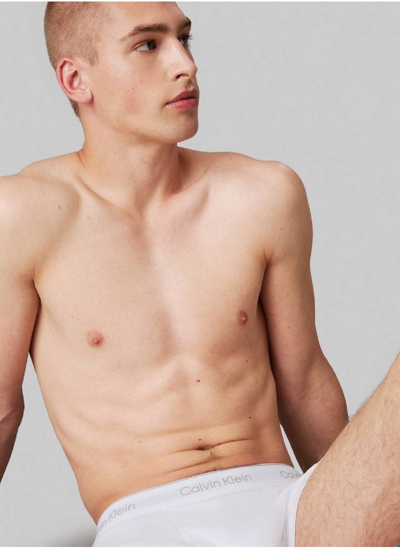 Men's 3 Pack Trunks - Cotton, Black